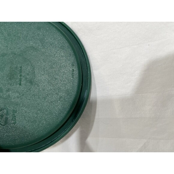 Tupperware One Touch White Canister Set Of 2 Nesting Flowers 2417A-4, 2423E-3 - Picture 6 of 8